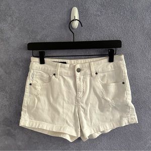 Armani Exchange Distressed Denim Shorts (Used — Excellent) • Size: 25 Waist